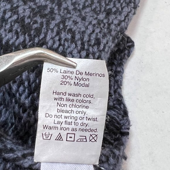 Madewell Sweater Marled Yarn Merino Wool Sleeveless Turtleneck Size XXS - Picture 7 of 12